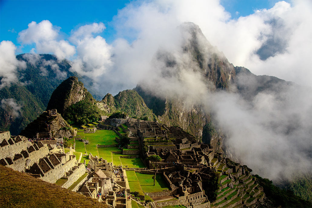 Clouds in Machu Picchu
