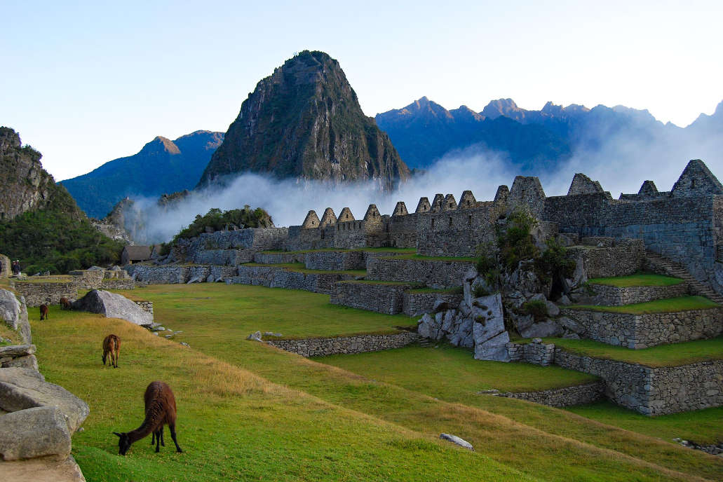 Templos de la Parte baja de Machu Picchu