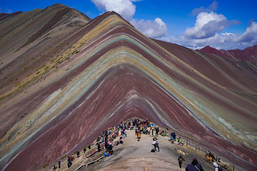 Vinicunca also known as the Mountain of Colors