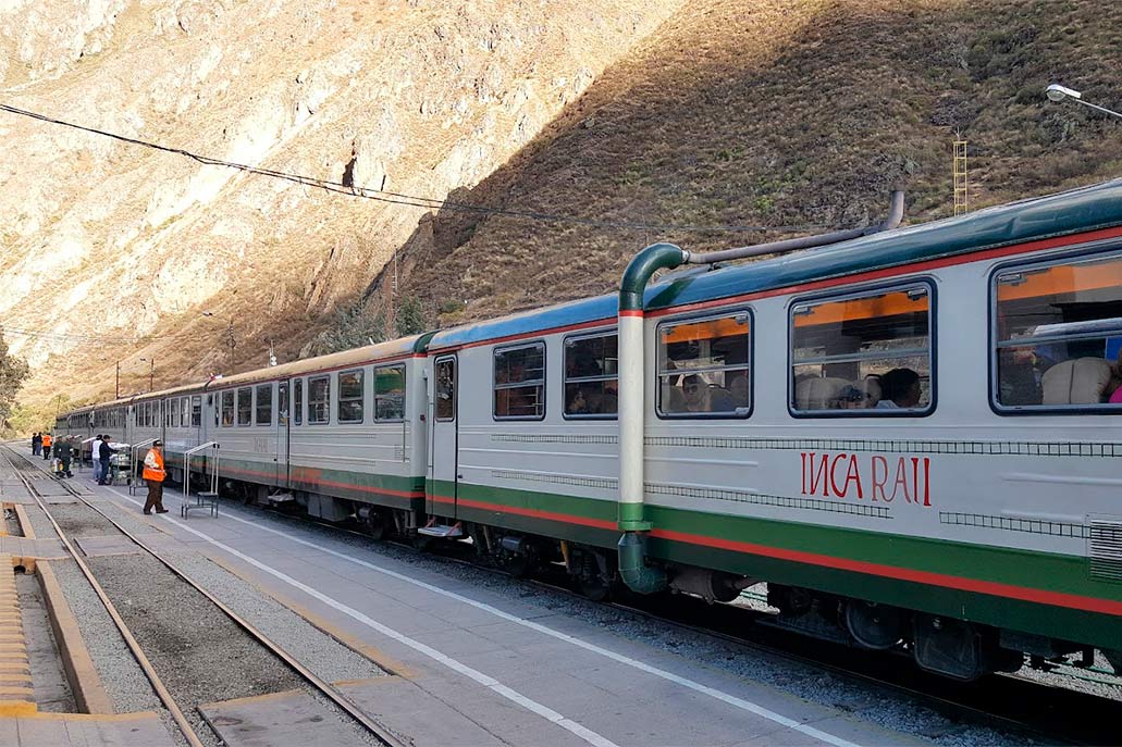 Inca Rail train to Machu Picchu