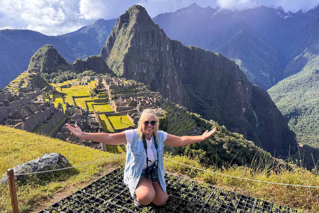 Visiting the wonder of the world Machu Picchu