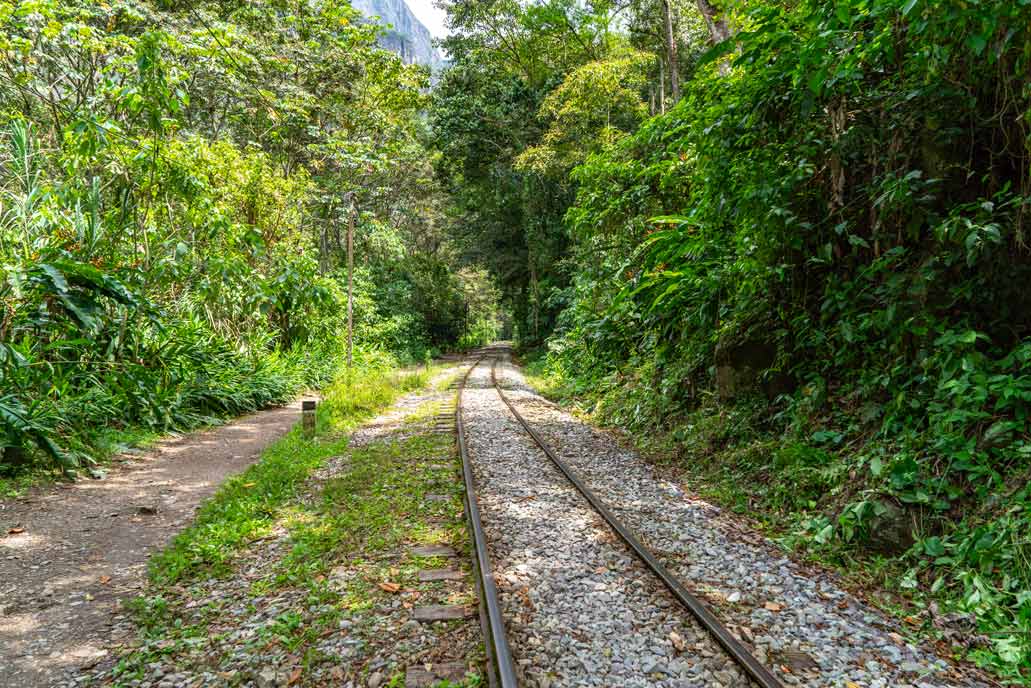 This is the section to Machu Picchu from Hidroeléctrica