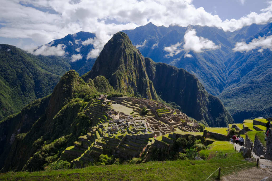Bajando a la Ciudadela Inca